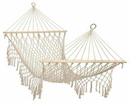 hamakas su tinkleliu - Hamakas, šviesiai ruda - ecru, 200 cm - 1 nuotrauka