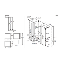 imontuojamas saldytuvas 194 - Electrolux ENG8MC18S - 2 nuotrauka