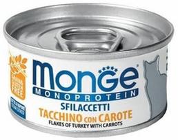 8017 - Monge Monoprotein Flakes Turkey With Carrots 80g - 1 nuotrauka