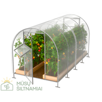 Šiltnamis Agro Kompakt (2.0 pločio): Danga - 4mm, ilgis - 4m