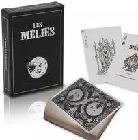 folija sidabrine - Difatta Les Melies Silver žaidimo kortos – riboto leidimo, sidabro folija, pokeriui - 1 nuotrauka