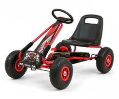 Milly Mally pedalinis gokartas Thor, raudonas (Red)