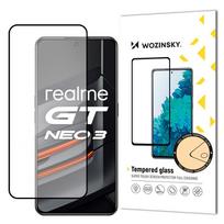 Wozinsky Super Tough Full Glue Tempered Glass Full Screen With Frame Case Friendly Realme GT Neo 3