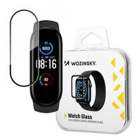 xiaomi watch - Wozinsky Watch Glass hybrid glass for Xiaomi Mi Band 5 black - 1 nuotrauka