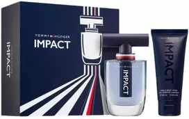Tommy Hilfiger Impact dovanų rinkinys vyrams EDT 100 ml + Dušo gelis 100 ml + EDT 4 ml