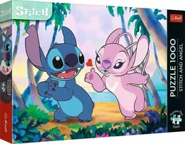 lilo stitch angel - Trefl dėlionė 1000 vnt. - Lilo ir Stičas 12079 - 1 nuotrauka