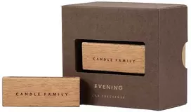 Candle Family Ąžuolinis automobilio kvapas į groteles su papildymu "EVENING"