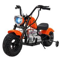 elektrinis motociklas - Elektrinis motociklas Chopper Warrior, Orange - 1 nuotrauka