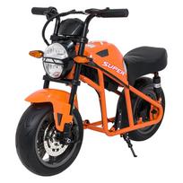 vaikiskos transportas - Elektrinis motociklas SUPERMOTO, Orange - 1 nuotrauka