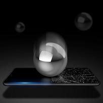 juoda plevele - Dux Ducis Curved Glass Tempered glass for Honor 60 Pro with a black frame - 5 nuotrauka