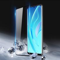 juoda plevele - Dux Ducis Curved Glass Tempered glass for Honor 60 Pro with a black frame - 6 nuotrauka