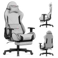 gaming chair - Huzaro Force 5.7, pilka (Gray) - 1 nuotrauka