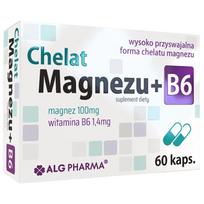 ALG Pharma Magnio Chelatas + B6, 60 kapsulių