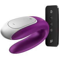 Satisfyer Double Fun Porų Vibratorius Violetinis (Purple)