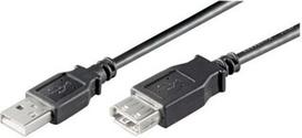 Goobay USB 2.0 A Male to A Female Extension Cable 5m Juodas (Black)