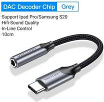 3.5mm usb c adapteris - Vention BGMHA USB-C į 3.5mm garso adapteris 0.1m Pilkas (Gray) - 1 nuotrauka