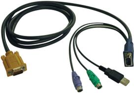 Tripp Lite P778-006 KVM kabelis 1.83m Juodas (Black)