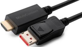 MicroConnect DisplayPort 1.4 į HDMI adapteris 3m Juodas (Black)