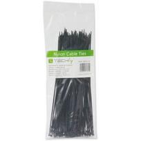 Techly Nylon Cable Ties 280 x 4.8mm 100pcs Black