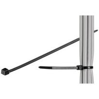 laikikliai tinklui - Techly Nylon Cable Ties 280 x 4.8mm 100pcs Black - 3 nuotrauka