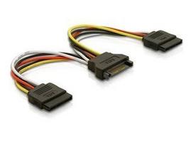 Delock Cable SATA / SATA HDD x2 0.15m