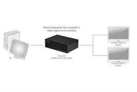 vga splitter - Digitus VGA Splitter 2-port DS-41110 - 4 nuotrauka