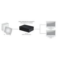 vga splitter - Digitus VGA Splitter 2-port DS-41110 - 12 nuotrauka