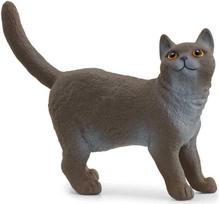 figureles kate - Schleich Farm World Britų trumpaplaukė katė 13973 - 1 nuotrauka