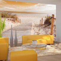 Fototapetas Artgeist On the beach - sepia XLFT1742SAM, 175 cm x 245 cm