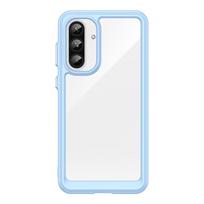 samsung frame remelis - Outer Space Case for Samsung Galaxy A36 Cover with Flexible Frame - Blue - 1 nuotrauka