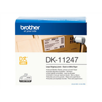 Brother | DK-11247 | Black on White | 180 labels per roll | 10.3 x 16.4 cm | DK11247