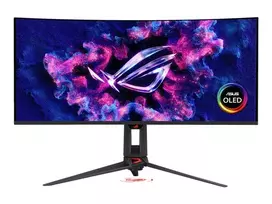 pg34wcdn - ASUS ROG Swift PG34WCDN 34", UWQHD, QD-OLED, lenktas, juodas (Black) - 1 nuotrauka