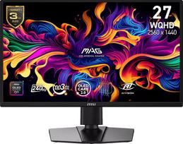 msi monitorius 27 - MSI MAG 272QP QD-OLED 27", QD OLED - 1 nuotrauka
