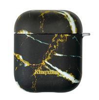 Kingxbar "Marble Silicone Case Apple Airpods" Black