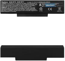 Nešiojamo kompiuterio baterija Qoltec Asus A32-K72 K72J | 10.8-11.1V | 4400mAh