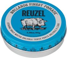 Reuzel Blue Strong Hold Water Soluble pomada plaukams, 95 g