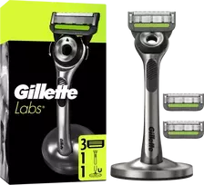 Gillette Labs Skustuvas Vyrams + 3 skutimosi galvutės, magnetinis stovas