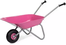 vezimeliai milli - Rolly Toys 274802 rožinis (Pink) metalinis vaikiškas karutis - 1 nuotrauka