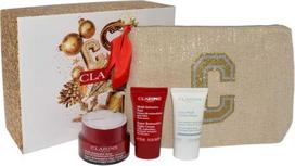Clarins Multi-Intensive Box rinkinys moterims: dieninis kremas, 50 ml + naktinis kremas, 15 ml + kaukė, 15 ml + kosmetinė