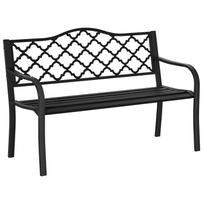 Lauko suoliukas Outsunny Elegantiškas, juodas (Black)