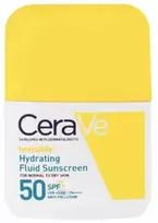 cerave spf - CeraVe Invisible Hydrating Sunscreen Fluid SPF50, 50 ml - 1 nuotrauka
