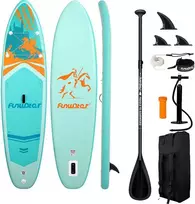 pripuciamas - FunWater SUP irklentė SUPFW70A 3.5m (Turkio) - 1 nuotrauka