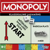 monopoly game - Hasbro Monopoly Classic, EE - 1 nuotrauka