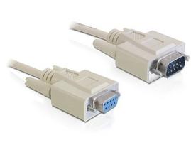 d sub kabelis - Delock Cable RS-232 SUB-D / RS-232 SUB-D Beige 10m - 2 nuotrauka