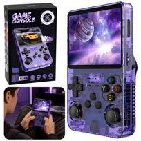Lean Toys Nešiojama retro žaidimų konsolė R36S Violetinė