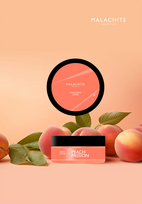 Malachite Cosmetics Peach Passion Body Scrub persikų kvapo kūno šveitiklis, 300 g