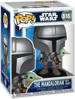 funko pop star wars - FUNKO POP! Vinilinė figūrėlė: Star Wars - The Mandalorian & Grogu - 1 nuotrauka