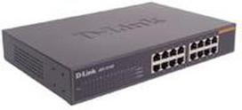 tinklo sakotuvas 10 - Šakotuvas D-Link Express EtherNetwork Desktop Switch 16x10/100 - 1 nuotrauka