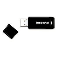 usb dangtelis - Integral 8GB, USB 2.0, su dangteliu, juodas - 1 nuotrauka