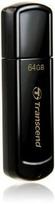 usb drives 64gb - Transcend JetFlash 350 64GB Black (Juodas) - 2 nuotrauka